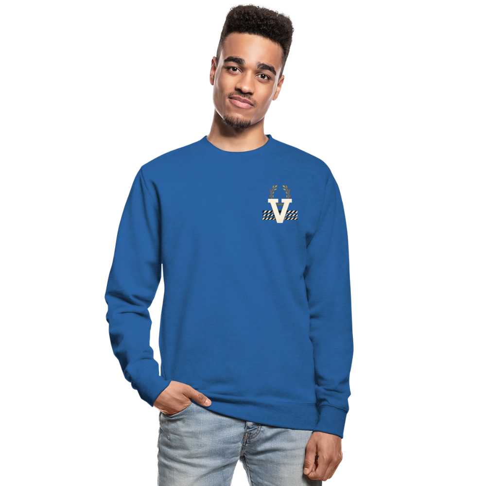 Unisex Pulli Elegance Backprint - Royalblau