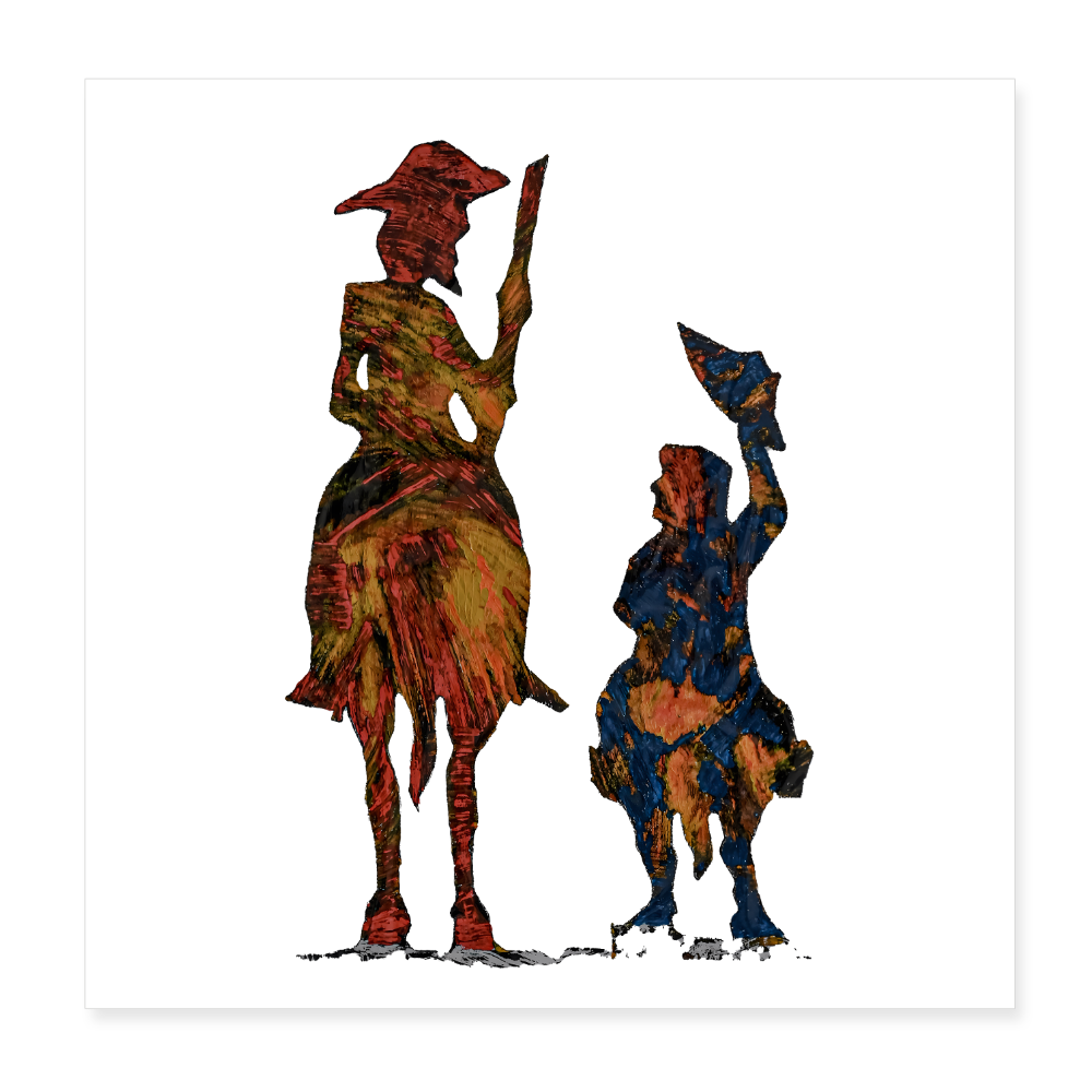 Poster 20x20 cm - Weiß