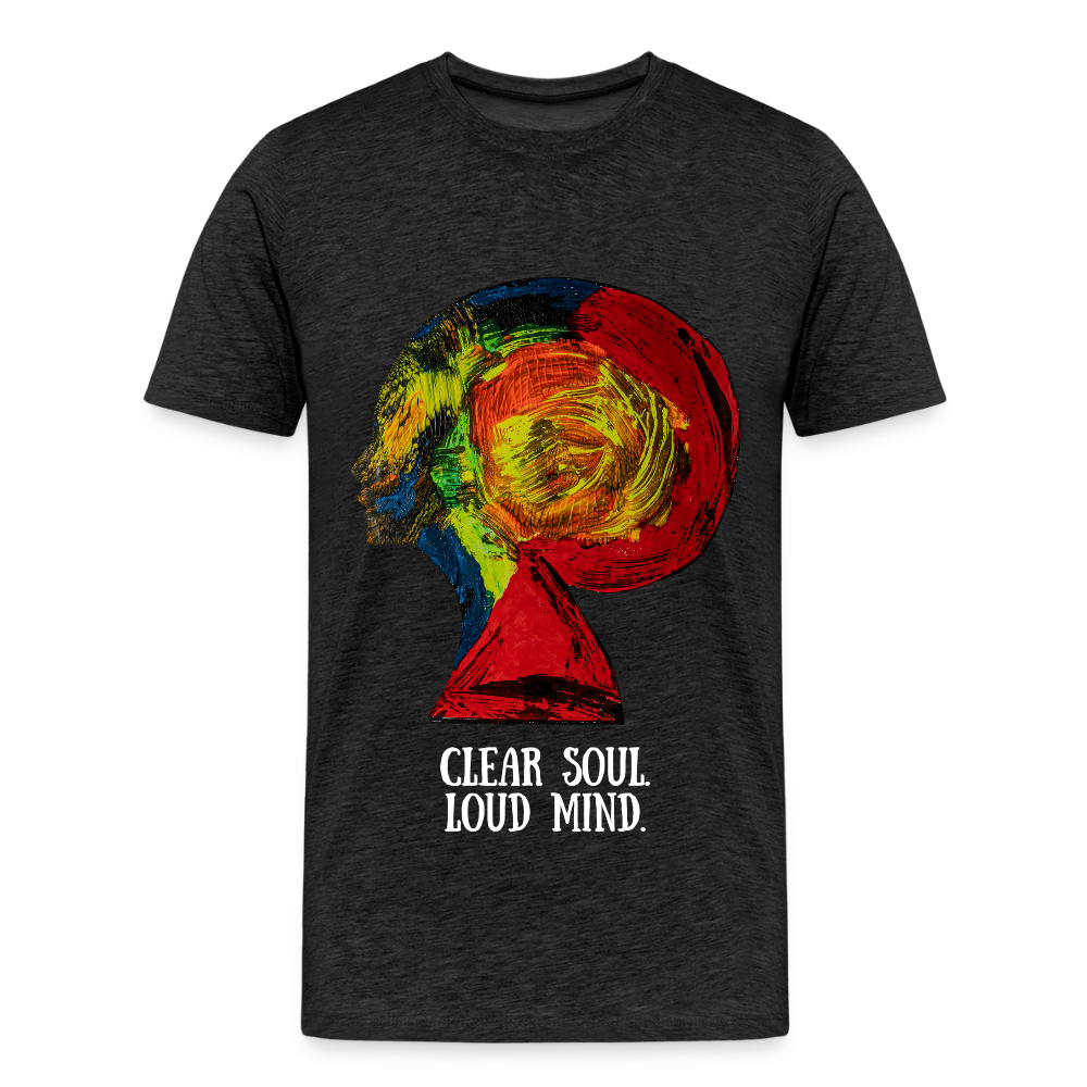 Männer Premium  T-Shirt Gaia - Anthrazit