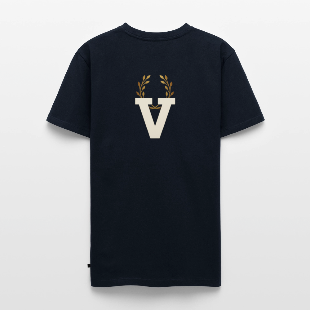 Männer Premium T-Shirt Düsseldorfer Skyline V.9 - Navy