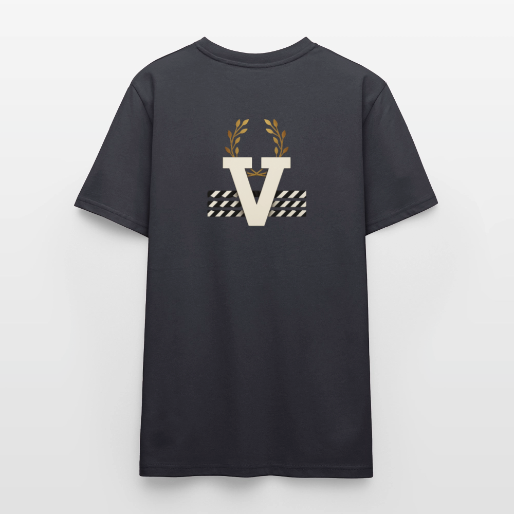 Unisex T-Shirt Düsseldorfer Skyline V.7 - Dunkles Graublau