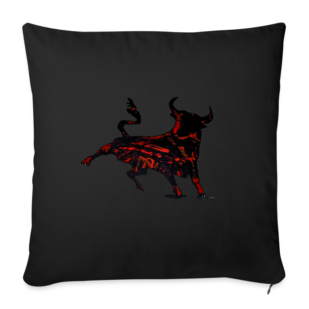 Sofakissen mit Füllung 44 x 44 cm - Schwarz
