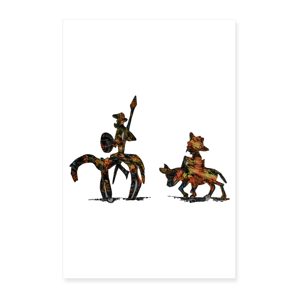 Poster 60x90 cm - Weiß