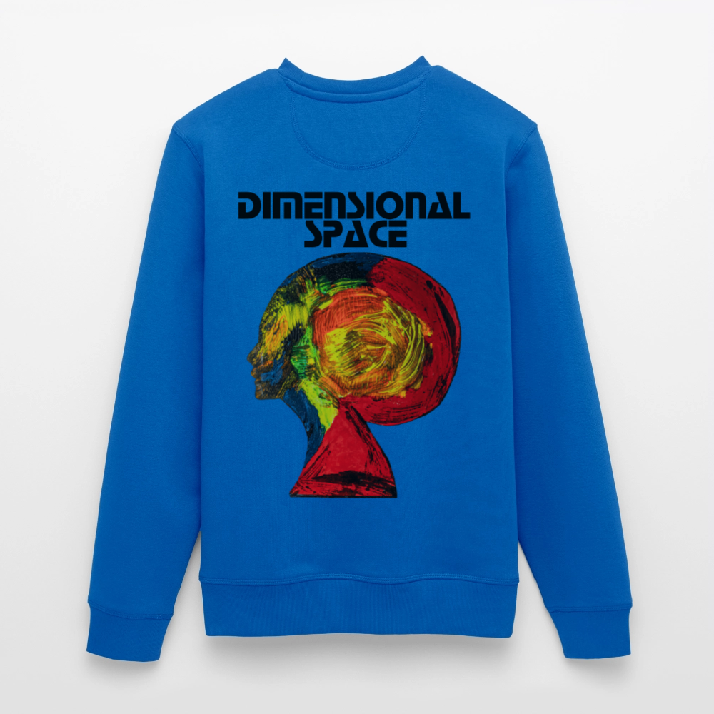 Unisex Bio Pulli Gaia Backprint - Königsblau