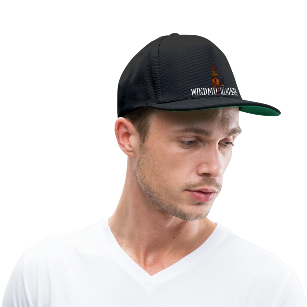 Snapback Cap - Schwarz/Schwarz