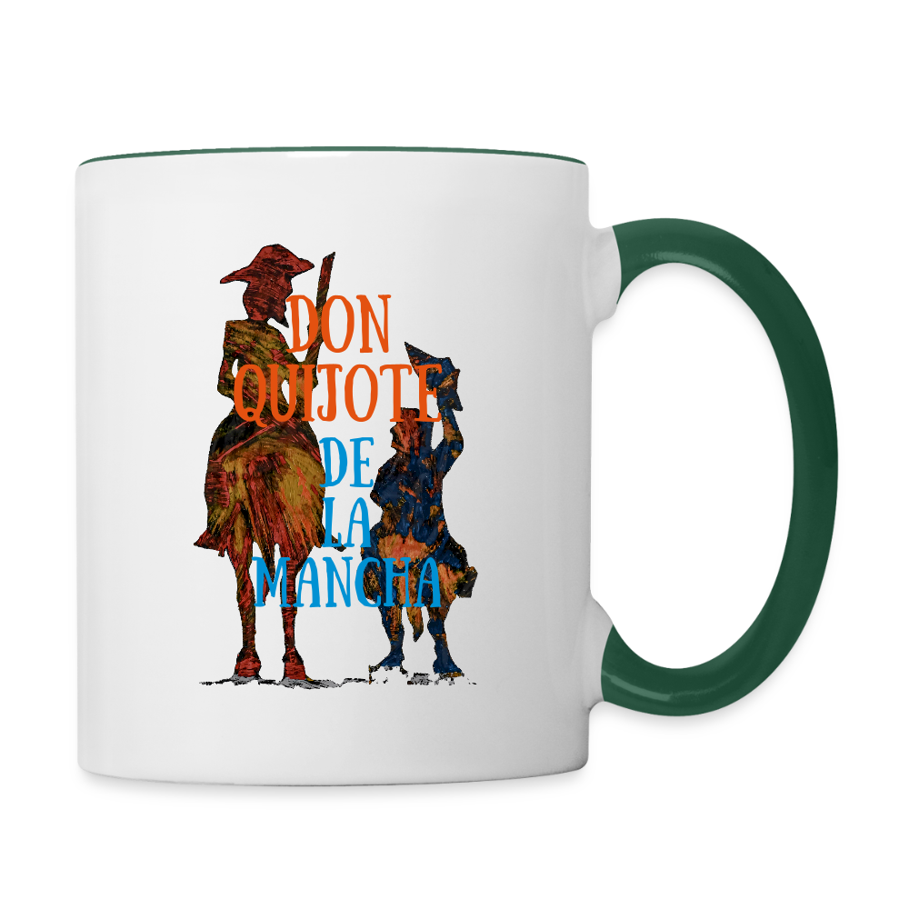 Tasse - Weiß/Dunkelgrün