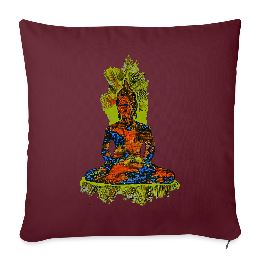 Sofakissen mit Füllung 44 x 44 cm - Burgunderrot