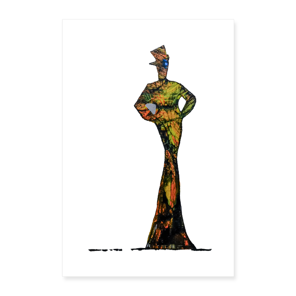 Poster 60x90 cm - Weiß