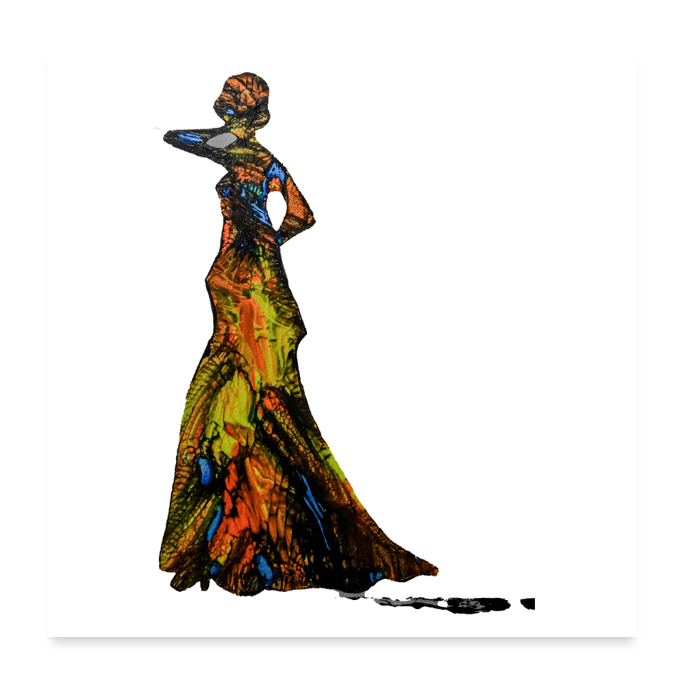 Poster Stella - Weiß