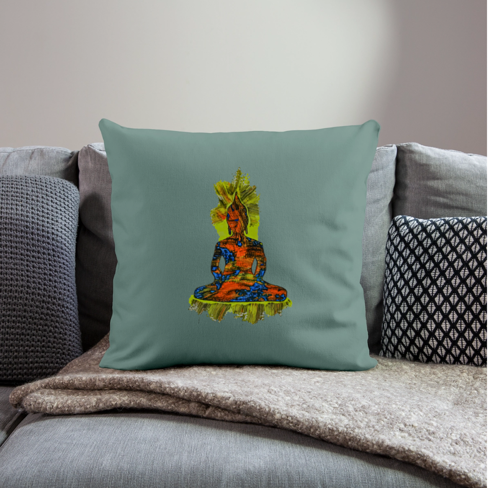 Sofakissen mit Füllung 44 x 44 cm - Tanngrün